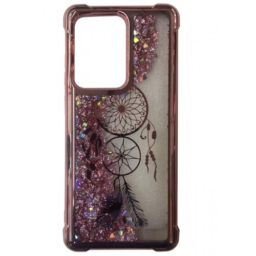 Galaxy S20Ultra Waterfall Protective Case Rose Gold Dreamcatcher